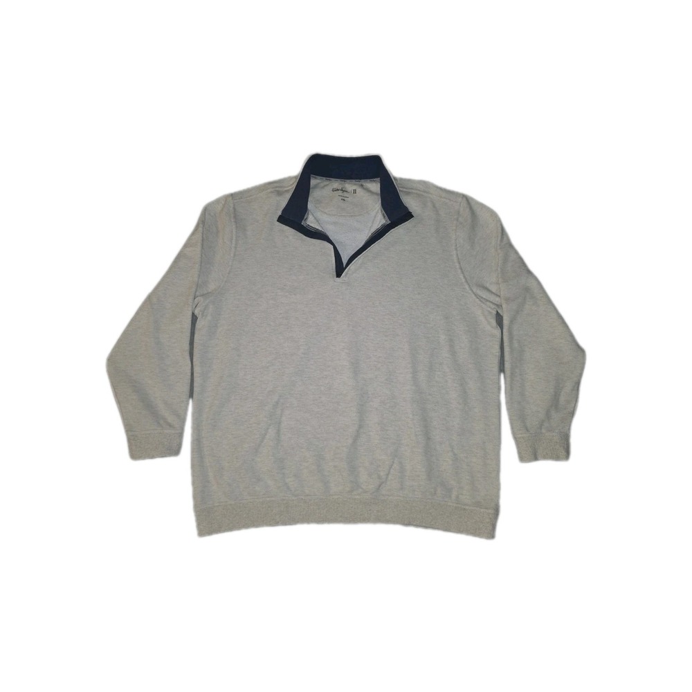 Walter Hagen Mens Light Grey Pullover 1/4 Zip Golf Jacket XXL